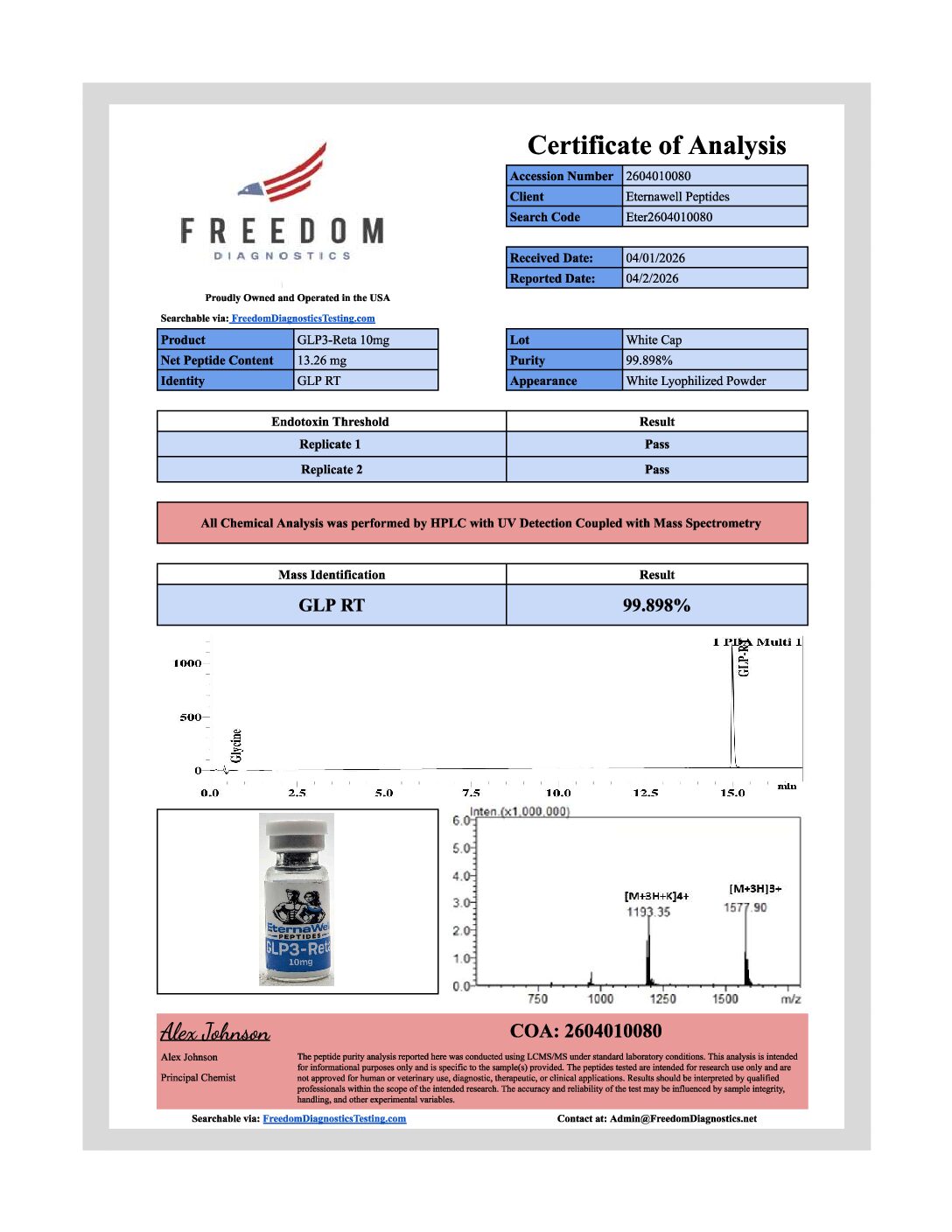 GLP3 Retatrutide 10mg