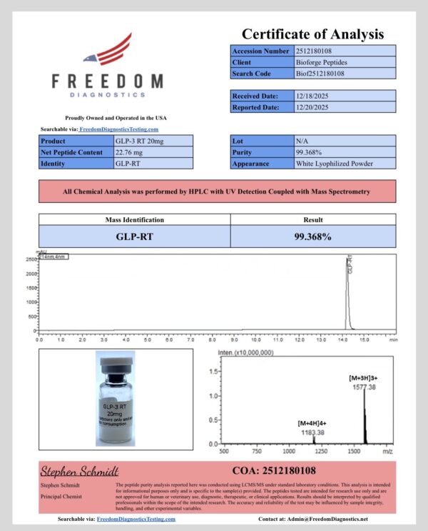 GLP3 Retatrutide 20mg